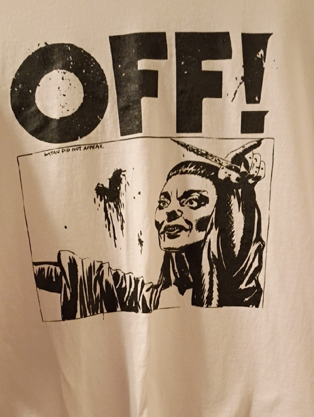 OFF punk band tour shirt White On Alstyle Tag Rare And Vintage XL - Picture 3 of 12